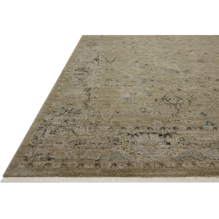 Loloi Briar Olive / Stone BRR-02 9ft.-3in. X 9ft.-3in. Round Rug
