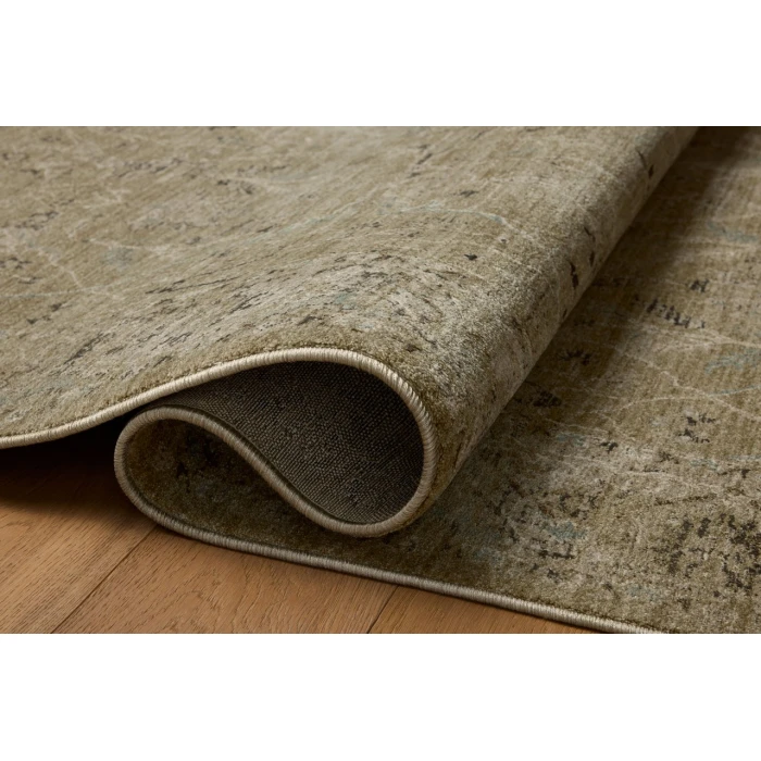 Loloi Briar Olive / Stone BRR-02 9ft.-3in. X 9ft.-3in. Round Rug