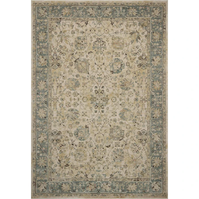 Loloi Briar Ant. Ivory / Blue BRR-05 6ft.-7in. X 9ft.-2in. Rect. Rug