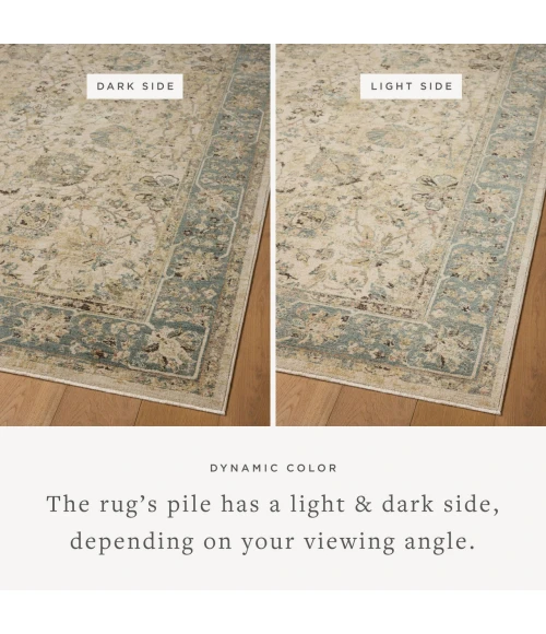 Loloi Briar Ant. Ivory / Blue BRR-05 3ft.-7in. X 7ft.-9in. Rect. Rug
