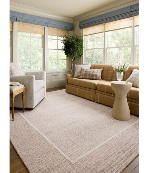 Chris Loves Julia x Loloi Briggs Blush / Ivory BRG-01 7 ft. 9 in. X 9 ft. 9 in. Rectangle Rug