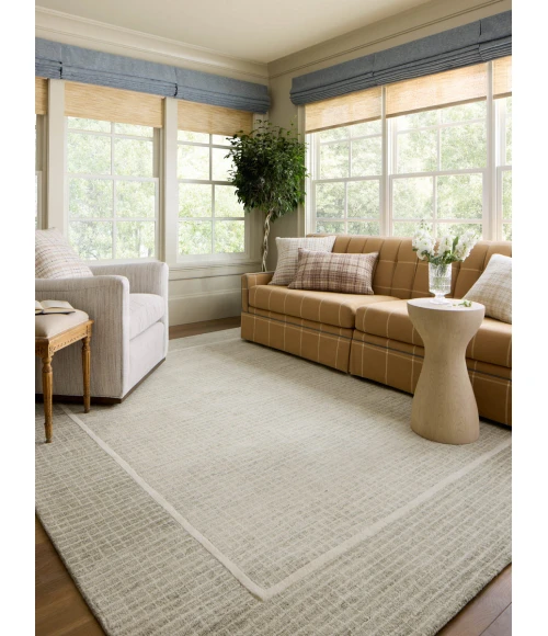 Chris Loves Julia x Loloi Briggs Sage / Ivory BRG-01 7 ft. 9 in. X 9 ft. 9 in. Rectangle Rug