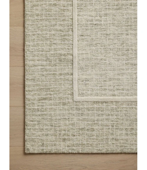 Chris Loves Julia x Loloi Briggs Sage / Ivory BRG-01 7 ft. 9 in. X 9 ft. 9 in. Rectangle Rug