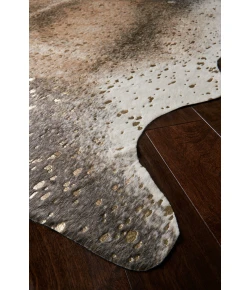 Loloi Bryce BZ-04 MOCHA / GOLD Area Rug 5 ft. X 6 ft. 6 in. Rectangle