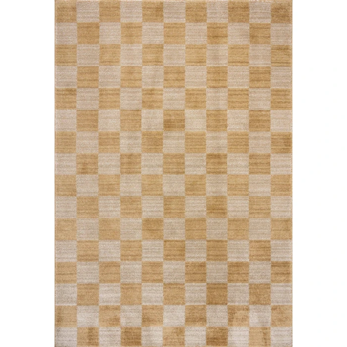 Chris Loves Julia x Loloi Calvin Apricot / Ivory CLV-01 7ft.-10in. X 7ft.-10in. Round Rug