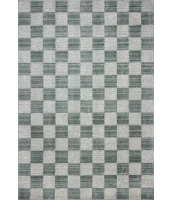Chris Loves Julia x Loloi Calvin Blue / Ivory CLV-01 7ft.-10in. X 7ft.-10in. Round Rug