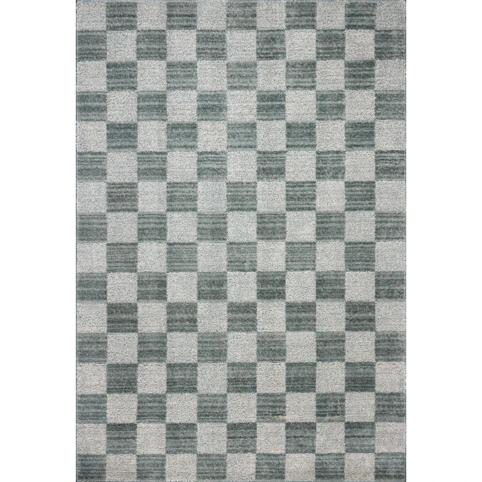 Chris Loves Julia x Loloi Calvin Blue / Ivory CLV-01 2ft.-7in. X 10ft. Rect. Rug