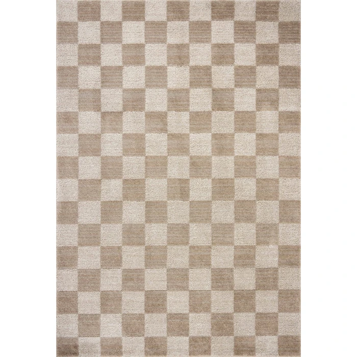 Chris Loves Julia x Loloi Calvin Pebble / Ivory CLV-01 7ft.-10in. X 7ft.-10in. Round Rug
