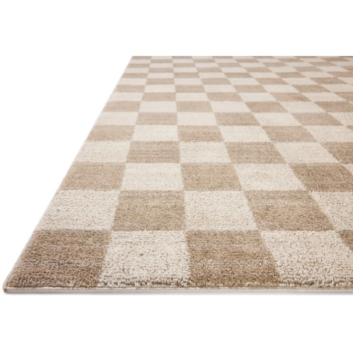 Chris Loves Julia x Loloi Calvin Pebble / Ivory CLV-01 7ft.-10in. X 7ft.-10in. Round Rug