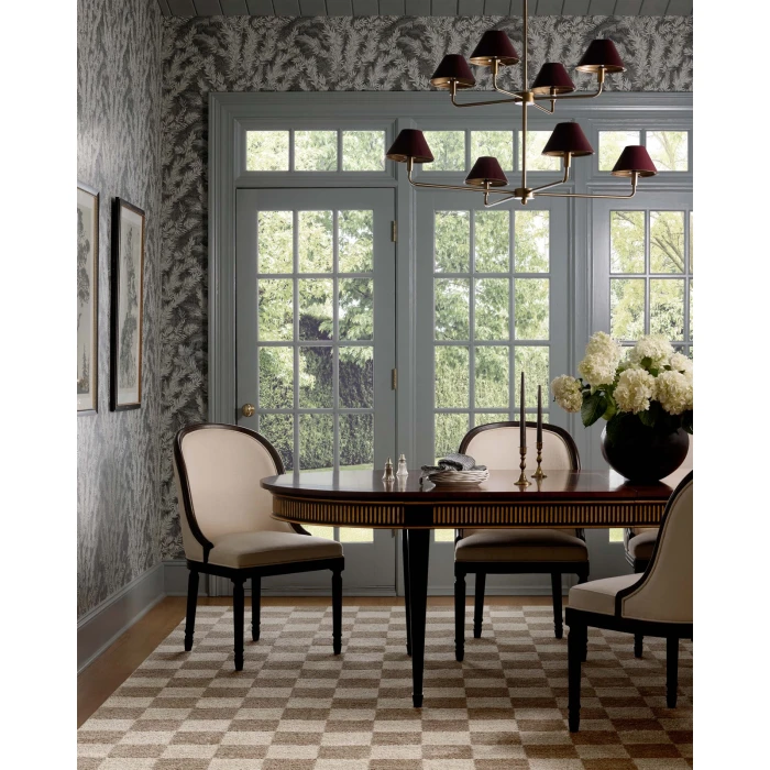 Chris Loves Julia x Loloi Calvin Pebble / Ivory CLV-01 7ft.-10in. X 7ft.-10in. Round Rug