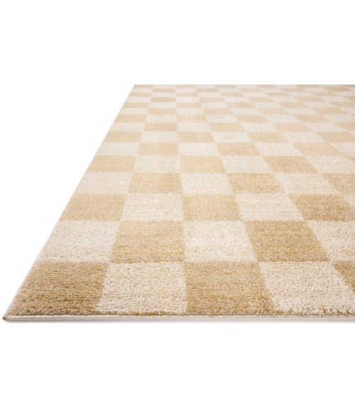Chris Loves Julia x Loloi Calvin Wheat / Ivory CLV-01 7ft.-10in. X 7ft.-10in. Round Rug