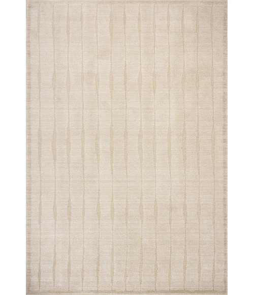 Chris Loves Julia x Loloi Calvin Ivory / Oatmeal CLV-02 7ft.-10in. X 7ft.-10in. Round Rug