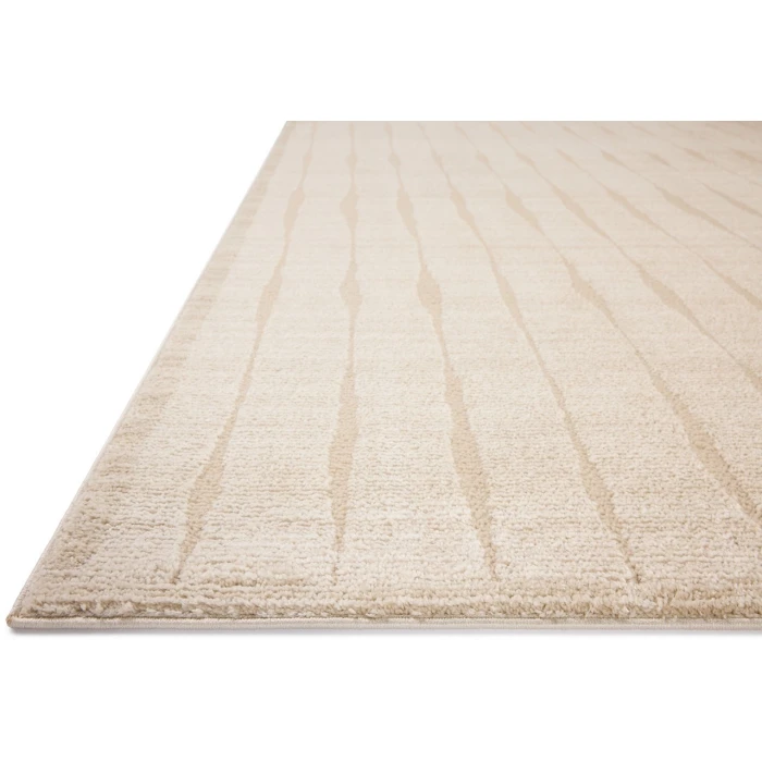 Chris Loves Julia x Loloi Calvin Ivory / Oatmeal CLV-02 2ft.-7in. X 10ft. Rect. Rug