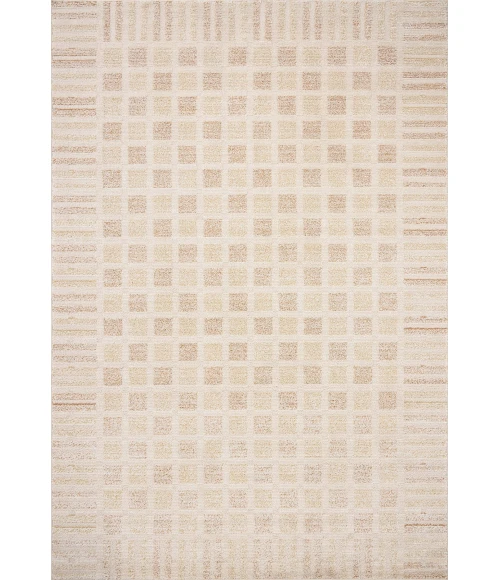 Chris Loves Julia x Loloi Calvin Bone / Natural CLV-03 7ft.-10in. X 7ft.-10in. Round Rug