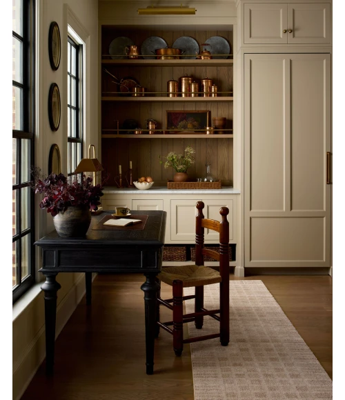 Chris Loves Julia x Loloi Calvin Bone / Natural CLV-03 7ft.-10in. X 7ft.-10in. Round Rug