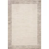 Chris Loves Julia x Loloi Calvin Ivory / Pebble CLV-04 9ft.-6in. X 12ft.-6in. Rect. Rug