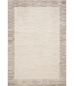 Chris Loves Julia x Loloi Calvin Ivory / Pebble CLV-04 5ft.-3in. X 7ft.-6in. Rect. Rug