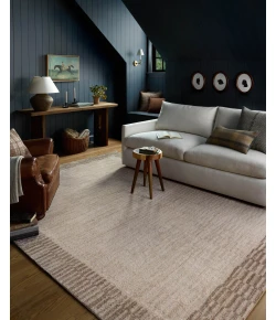 Chris Loves Julia x Loloi Calvin Ivory / Pebble CLV-04 5ft.-3in. X 7ft.-6in. Rect. Rug