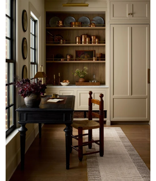 Chris Loves Julia x Loloi Calvin Ivory / Pebble CLV-04 7ft.-10in. X 7ft.-10in. Round Rug