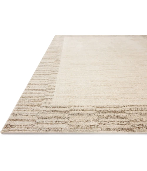Chris Loves Julia x Loloi Calvin Ivory / Pebble CLV-04 7ft.-10in. X 7ft.-10in. Round Rug