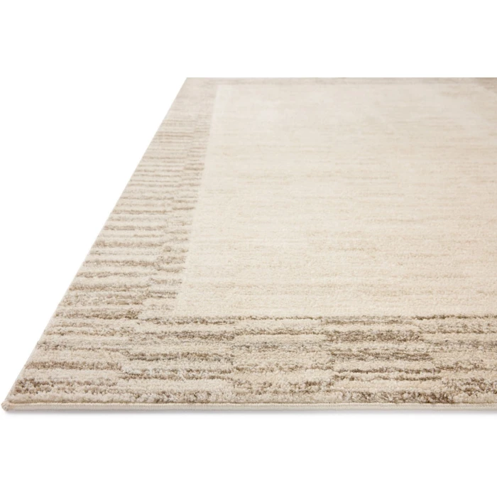 Chris Loves Julia x Loloi Calvin Ivory / Pebble CLV-04 2ft.-7in. X 10ft. Rect. Rug