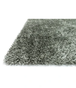 Loloi Carrera Shag CG-01 STEEL Area Rug 7 ft. 9 in. X 9 ft. 9 in. Rectangle