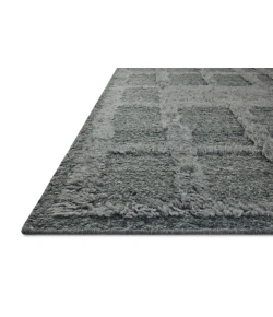 Loloi Cassian CAI-01 Denim Area Rug 18 in. X 18 in. Sample