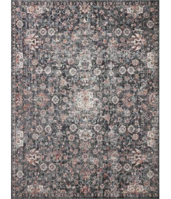 Loloi Cassandra CSN-03 black / RUST Area Rug 5 ft. 3 in. X 7 ft. 9 in. Rectangle