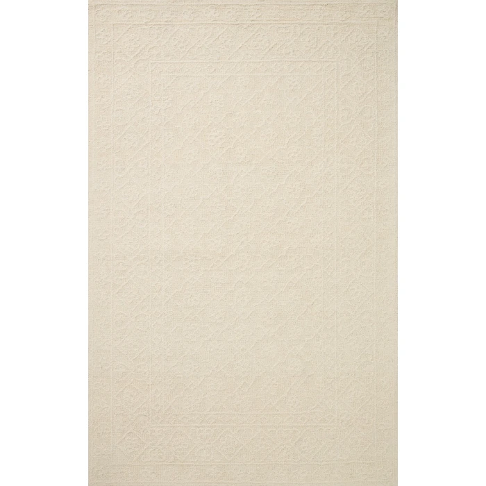 Loloi Cecelia CEC-01 Ivory / Ivory 9'-3" x 13' Area Rug