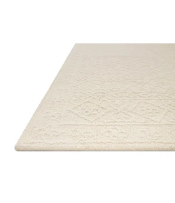 Loloi Cecelia CEC-01 Ivory / Ivory Area Rug 8 ft. 6 in. X 12 ft. Rectangle