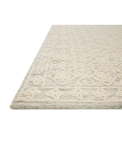 Loloi Cecelia CEC-01 Mist / Ivory Area Rug 7 ft. 9 in. X 9 ft. 9 in. Rectangle
