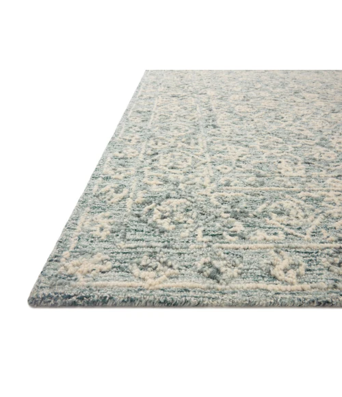 Loloi Cecelia CEC-01 Ocean / Ivory 5'-0" x 7'-6" Area Rug