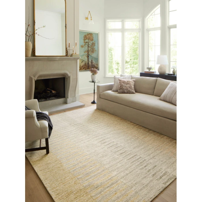 Chris Loves Julia x Loloi Chris Dove / Santa Fe CHR-01 7 ft. 9 in. X 7 ft. 9 in. Square Rug