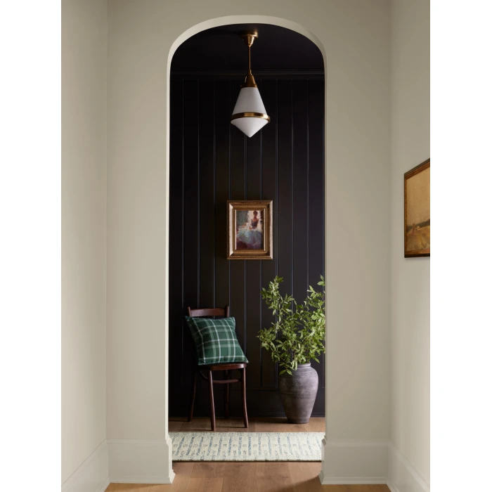 Chris Loves Julia x Loloi Chris Ivory / Denim CHR-01 7 ft. 9 in. X 7 ft. 9 in. Square Rug