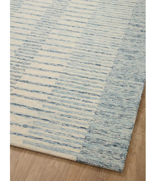 Chris Loves Julia x Loloi Chris Ivory / Denim CHR-01 9 ft. 3 in. X 13 ft. Rectangle Rug