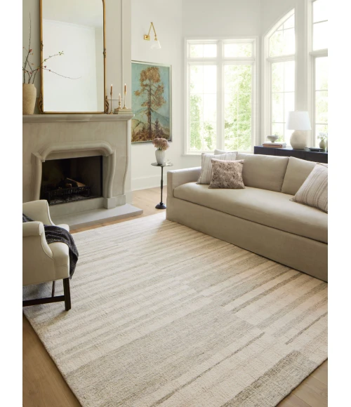 Chris Loves Julia x Loloi Chris Natural / Sage CHR-02 3 ft. 6 in. X 5 ft. 6 in. Rectangle Rug