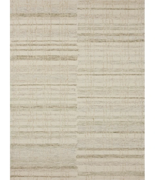 Chris Loves Julia x Loloi Chris Natural / Sage CHR-02 3 ft. 6 in. X 5 ft. 6 in. Rectangle Rug