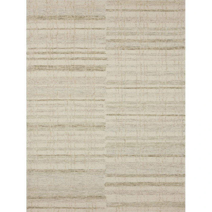 Chris Loves Julia x Loloi Chris Natural / Sage CHR-02 7 ft. 9 in. X 9 ft. 9 in. Rectangle Rug