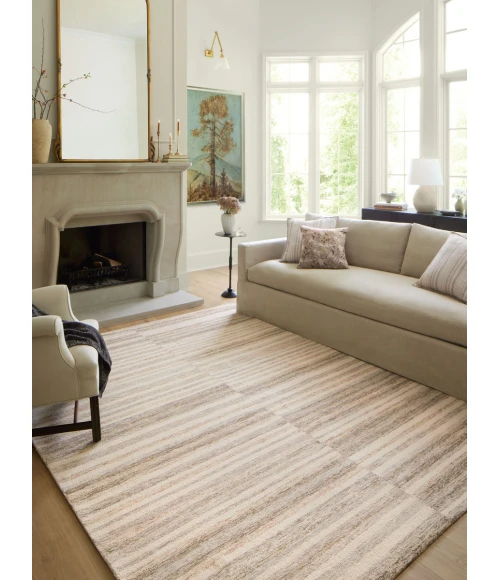 Chris Loves Julia x Loloi Chris Ivory / Clay CHR-03 2 ft. 3 in. X 3 ft. 9 in. Rectangle Rug