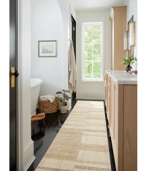 Chris Loves Julia x Loloi Chris Natural / Multi CHR-04 9 ft. 3 in. X 13 ft. Rectangle Rug