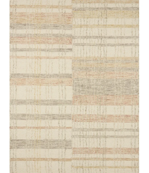 Chris Loves Julia x Loloi Chris Natural / Multi CHR-04 9 ft. 3 in. X 13 ft. Rectangle Rug