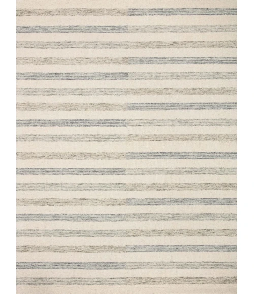 Chris Loves Julia x Loloi Chris Ivory / Slate CHR-05 2 ft. 6 in. X 11 ft. 6 in. Rectangle Rug