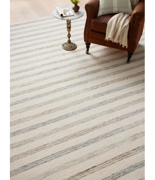 Chris Loves Julia x Loloi Chris Ivory / Slate CHR-05 2 ft. 6 in. X 11 ft. 6 in. Rectangle Rug
