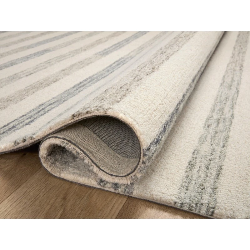 Chris Loves Julia x Loloi Chris Ivory / Slate CHR-05 9 ft. 3 in. X 13 ft. Rectangle Rug