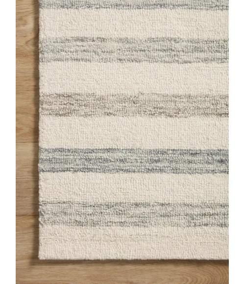 Chris Loves Julia x Loloi Chris Ivory / Slate CHR-05 2 ft. 6 in. X 11 ft. 6 in. Rectangle Rug