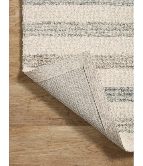 Chris Loves Julia x Loloi Chris Ivory / Slate CHR-05 2 ft. 6 in. X 11 ft. 6 in. Rectangle Rug