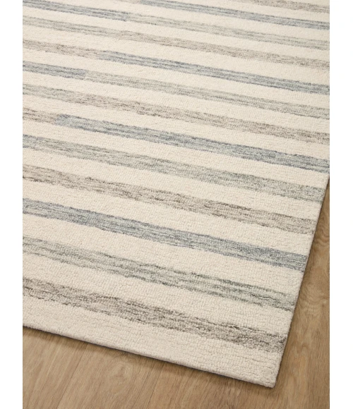 Chris Loves Julia x Loloi Chris Ivory / Slate CHR-05 2 ft. 6 in. X 11 ft. 6 in. Rectangle Rug