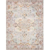 Loloi Clara CLA-03 GREY / IVORY Area Rug 18 in. X 18 in. Sample