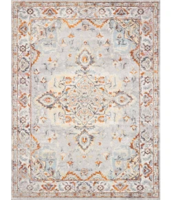 Loloi Clara CLA-03 GREY / IVORY Area Rug 18 in. X 18 in. Sample