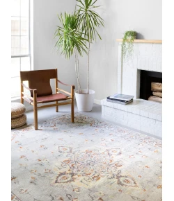 Loloi Clara CLA-03 GREY / IVORY Area Rug 18 in. X 18 in. Sample